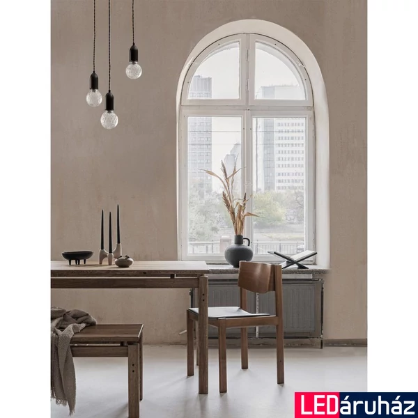Nova Luce VEDA függeszték, fekete, G9 foglalattal, max. 3x6W, 9536418