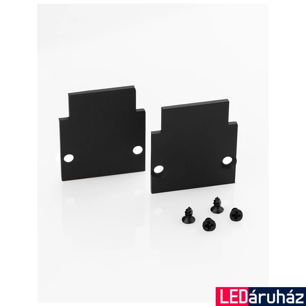 Nova Luce PLANET végzáró, profile mágnes profilos sínrendszerhez, fekete, 9136111