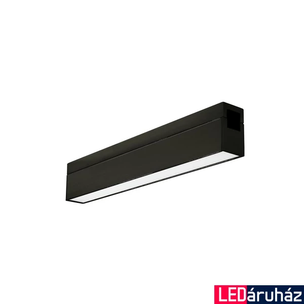 Nova Luce VERSUS sínre szerelhető lámpa, decorative mágneses sínrendszerhez, fekete, 3000K melegfehér, beépített LED, 1x10W, 430 lm, 9090293