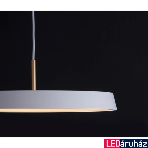 Nova Luce VETRO 1 ágú függeszték, fehér, 3000K melegfehér, beépített LED, 1x41W, 2693 lm, 910621