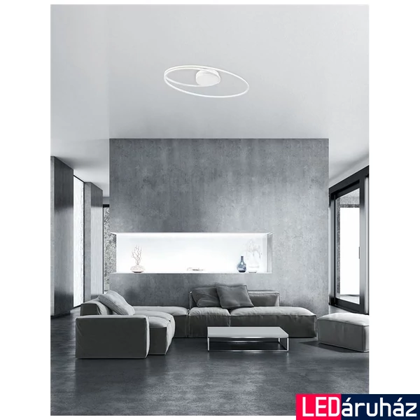 Nova Luce VIAREGGIO mennyezeti lámpa, fehér, 3000K melegfehér, beépített LED, 1x28W, 1950 lm, 8101204