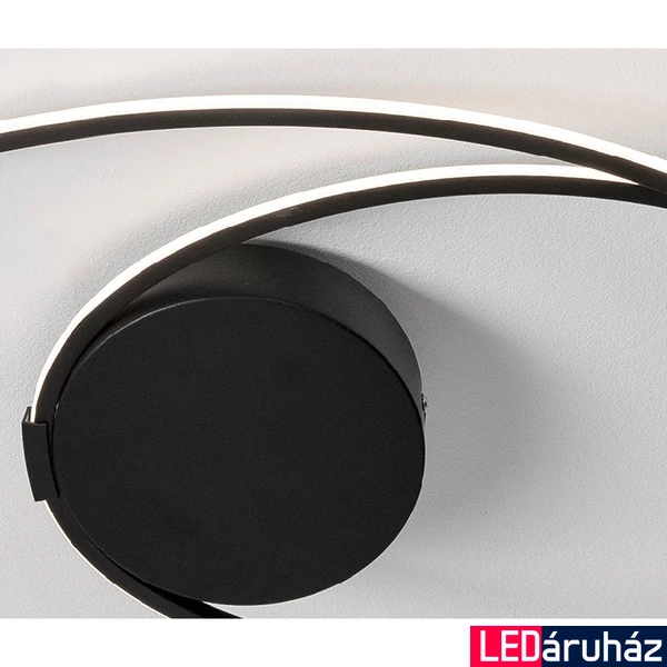 Nova Luce VIARREGIO mennyezeti lámpa, fekete, 3000K melegfehér, beépített LED, 1x28W, 1950 lm, 9500710