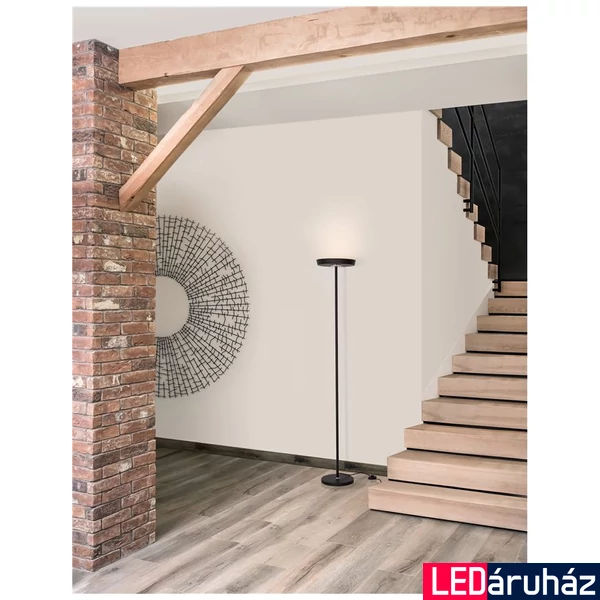 Nova Luce VITI állólámpa, fekete, 3000K melegfehér, beépített LED, 1x18W, 1300 lm, 9155182