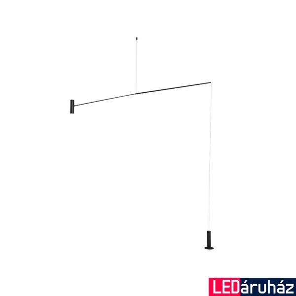 Nova Luce VOICE állólámpa, fekete, 3000K melegfehér, beépített LED, 1x12W, 960 lm, 9061429