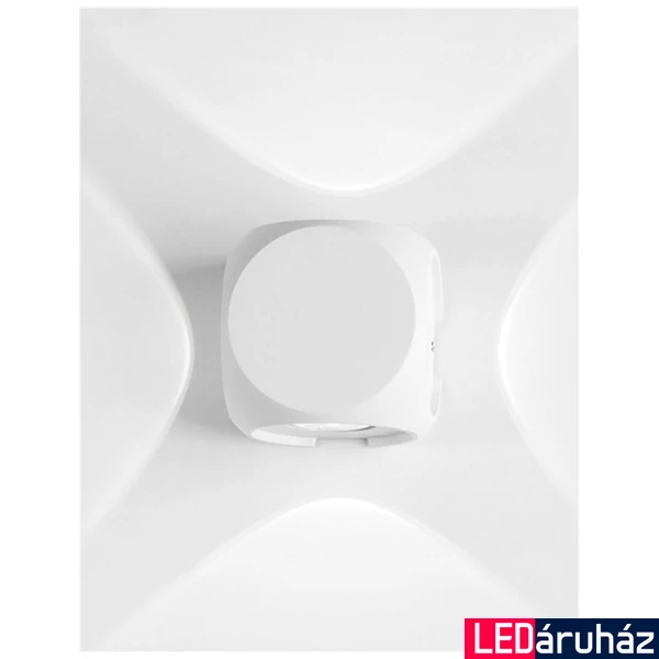 Nova Luce ZARI kültéri fali lámpa, fehér, 3000K melegfehér, beépített LED, 1x4W, 265 lm, 9226215