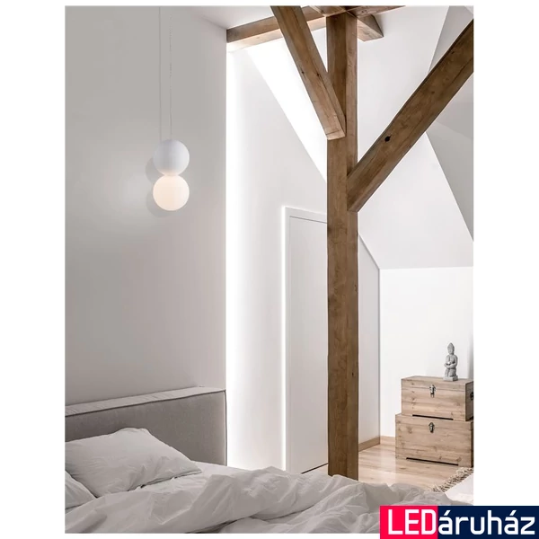 Nova Luce ZERO 1 ágú függeszték, fehér, G9 foglalattal, max. 1x5W, 9704192