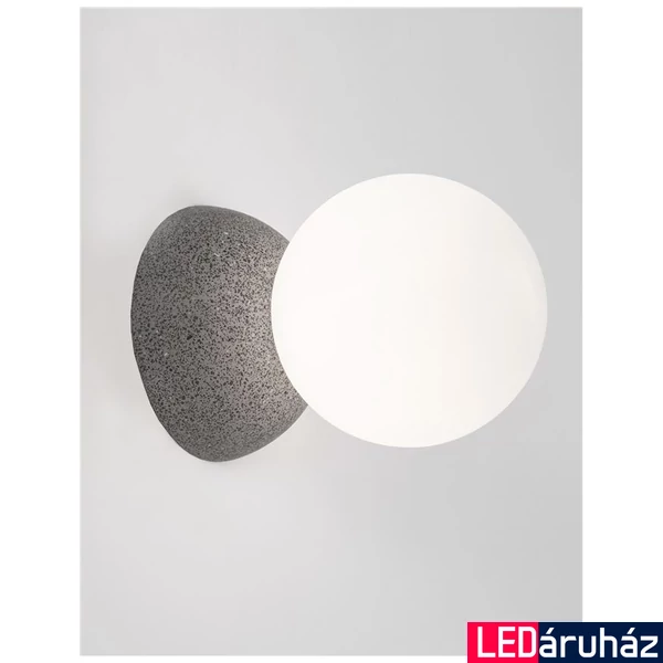 Nova Luce ZERO fali lámpa, szürke, G9 foglalattal, max. 1x5W, 9577012