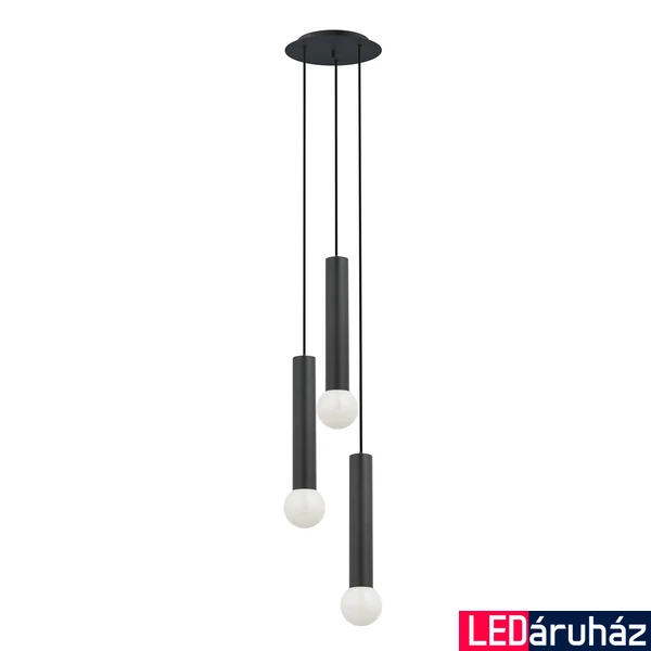 Nowodvorski BATON több ágú függeszték, fekete, E27 foglalattal, 10W, TL-7856