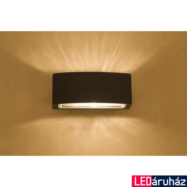 Nowodvorski BRICK kültéri fali lámpa, szürke, E27 foglalattal, 1x42W, TL-3408
