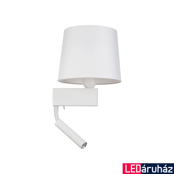Nowodvorski CHILLIN fali lámpa, olvasókarral, fehér, G9+E27 foglalattal, 1x40W, 1x10W , TL-8216