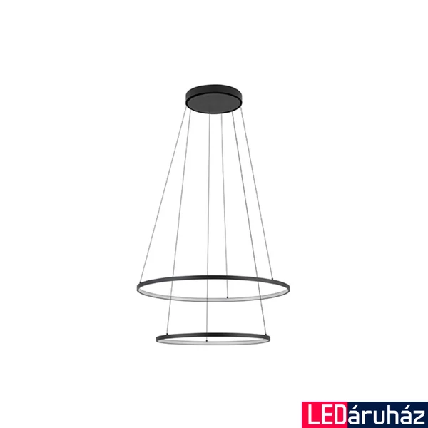 Nowodvorski CIRCOLO függeszték, fekete, Beépített LED, 1x35W, 1200 lm, TL-10814