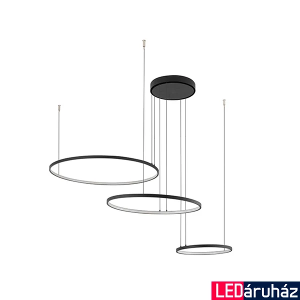 Nowodvorski CIRCOLO függeszték, fekete, Beépített LED, 1x45W, 1600 lm, TL-10817
