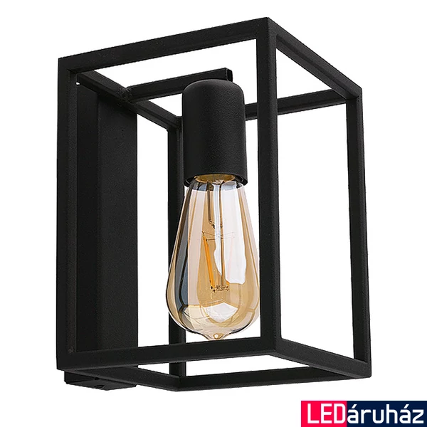 Nowodvorski CRATE fali lámpa, fekete, E27 foglalattal, 1x42W, TL-9046