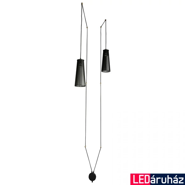 Nowodvorski DOVER több ágú függeszték, fekete, GU10 foglalattal, 2x35W, TL-9263