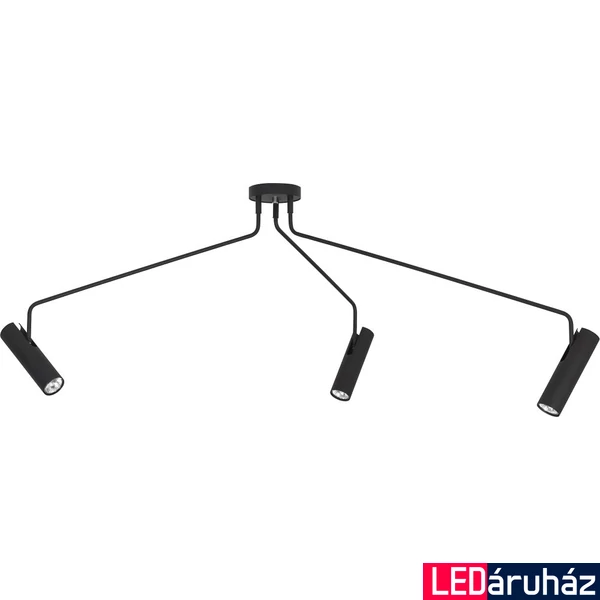 Nowodvorski EYE SUPER mennyezeti lámpa, fekete, GU10 foglalattal, 3x35W, TL-6504