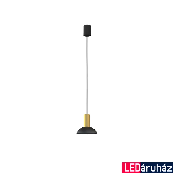 Nowodvorski HERMANOS 1 ágú függeszték, fekete, GU10 foglalattal, 1x10W, TL-8194