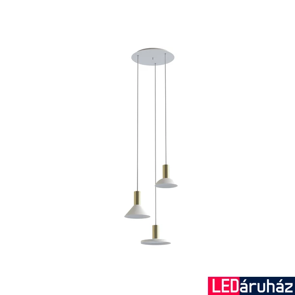 Nowodvorski HERMANOS több ágú függeszték, fehér, GU10 foglalattal, 3x10W, TL-8031