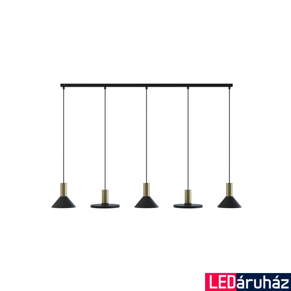 Nowodvorski HERMANOS több ágú függeszték, fekete, GU10 foglalattal, 5x10W, TL-8032