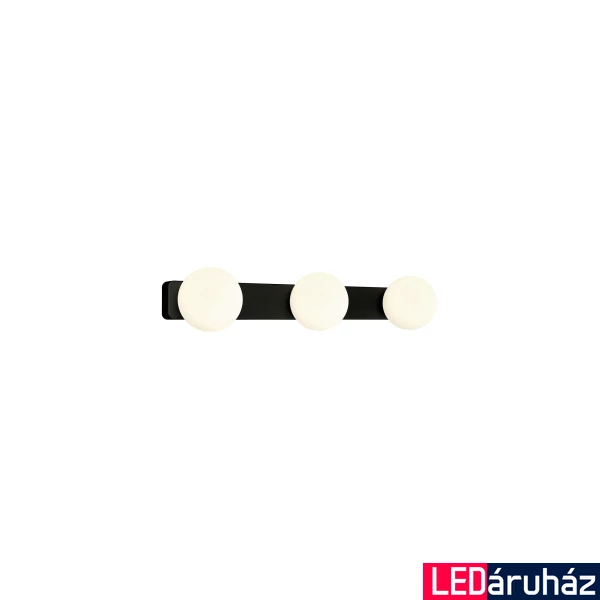 Nowodvorski BRAZOS fürdőszobai fali lámpa, fekete, G9 foglalattal, 3x25W, TL-8056