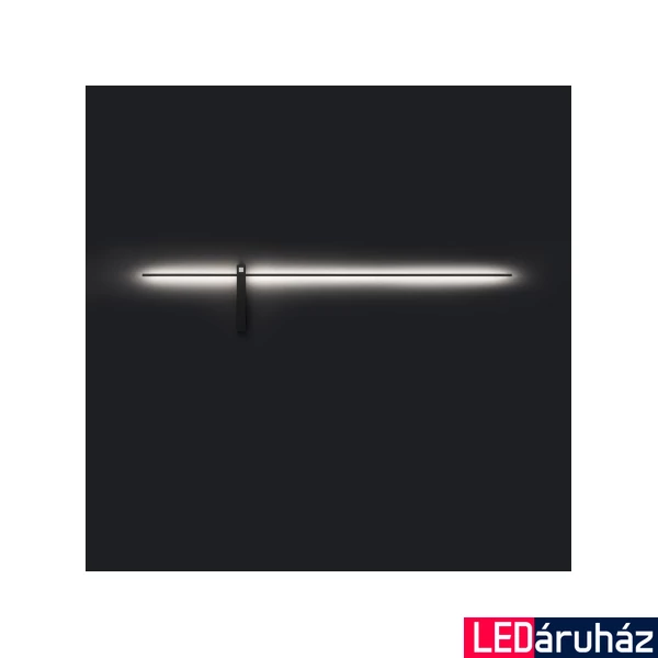 Nowodvorski IMPULSE fali lámpa, fekete, Beépített LED, 1x15W, 380 lm, TL-8117