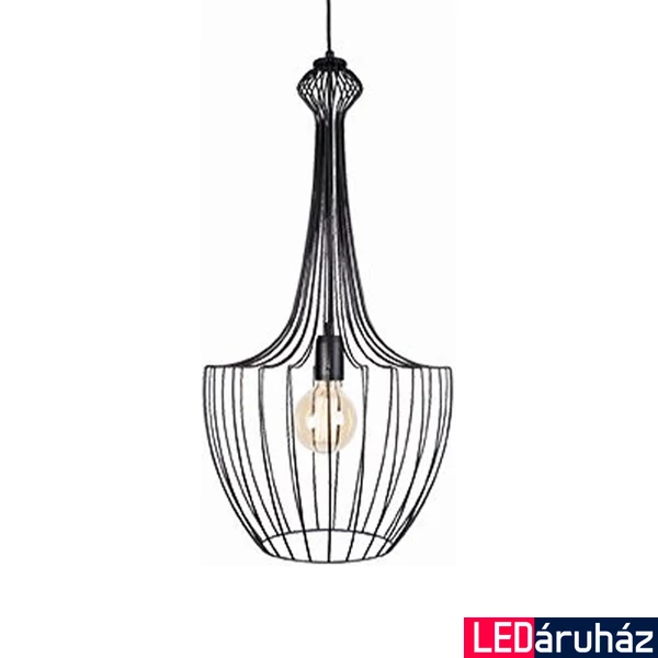 Nowodvorski LUKSOR 1 ágú függeszték, fekete, E27 foglalattal, 1x42W, TL-8851