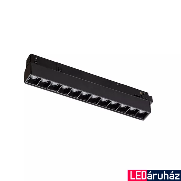 Nowodvorski LVM FOCUS LED sínre szerelhető lámpa, fekete, Beépített LED, 1x9W, 800 lm, TL-10144