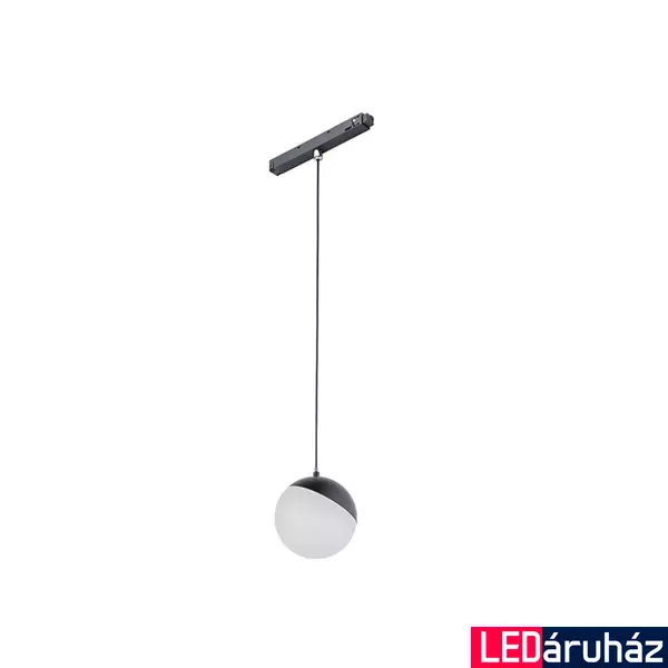 Nowodvorski LVM LID LED sínre szerelhető lámpa, fekete, Beépített LED, 1x8W, 650 lm, TL-10153