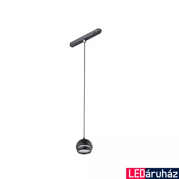 Nowodvorski LVM SLOT LED sínre szerelhető lámpa, fekete, Beépített LED, 1x5W, 210 lm, TL-10154