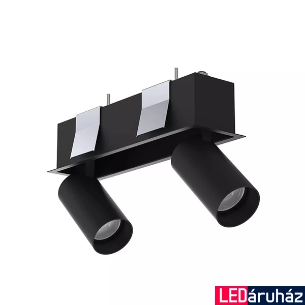 Nowodvorski MONO DEEP besüllyeszthető lámpa, fekete, GU10 foglalattal, 2x10W, TL-10460