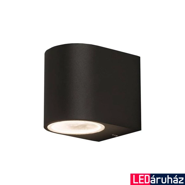 Nowodvorski NICO kültéri fali lámpa, szürke, GU10 foglalattal, 1x10W, TL-9518