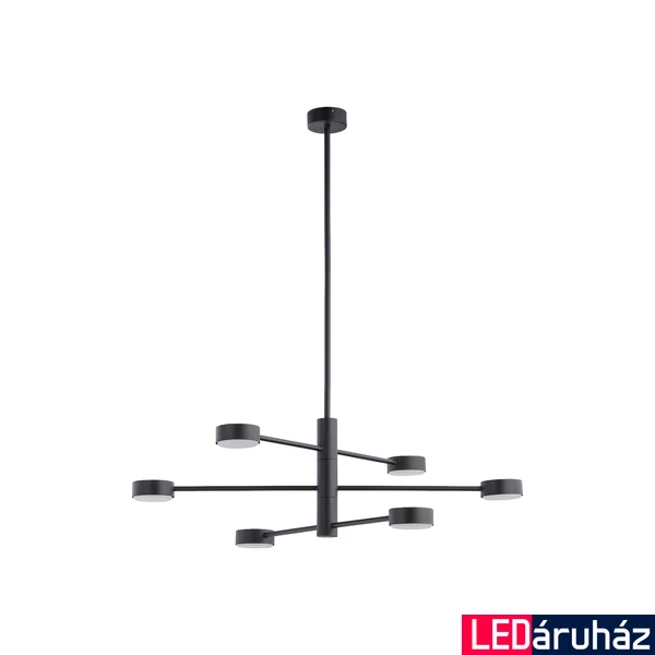 Nowodvorski ORBIT több ágú függeszték, fekete, GX53 foglalattal, 6x8W, TL-7946