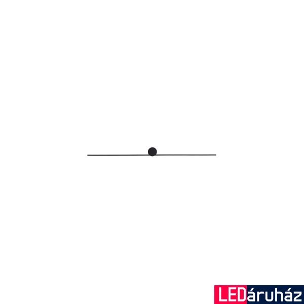 Nowodvorski PIN fürdőszobai fali lámpa, fekete, Beépített LED, 1x10W, 500 lm, TL-8128