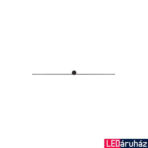 Nowodvorski PIN fürdőszobai fali lámpa, fekete, Beépített LED, 1x15W, 540 lm, TL-8130
