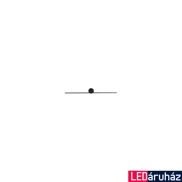 Nowodvorski PIN fürdőszobai fali lámpa, fekete, Beépített LED, 1x6W, 280 lm, TL-8127
