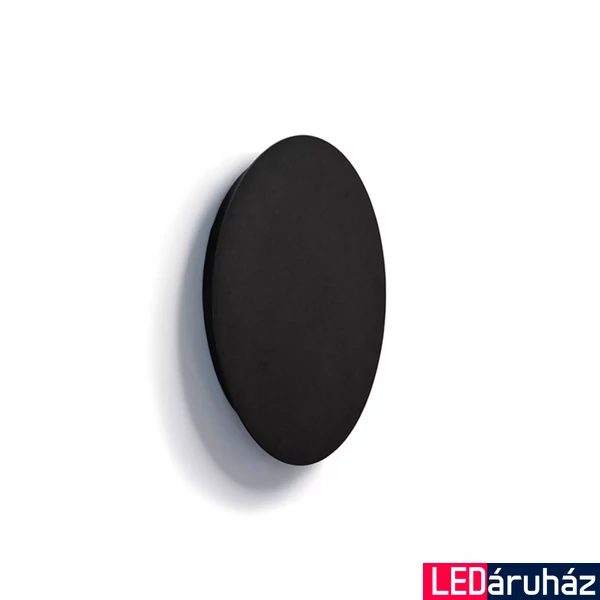 Nowodvorski RING LED fali lámpa, fekete, Beépített LED, 1x7W, 235 lm, TL-7634