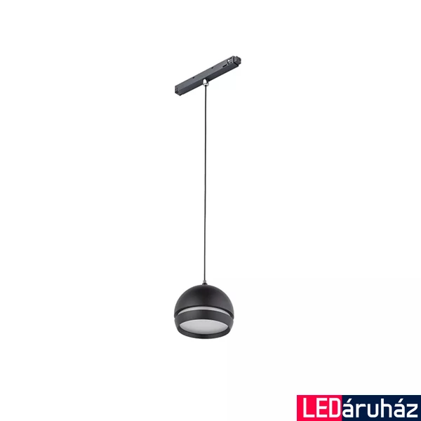Nowodvorski SLOT sínre szerelhető lámpa, fekete, Beépített LED, 1x8W, 400 lm, TL-10654