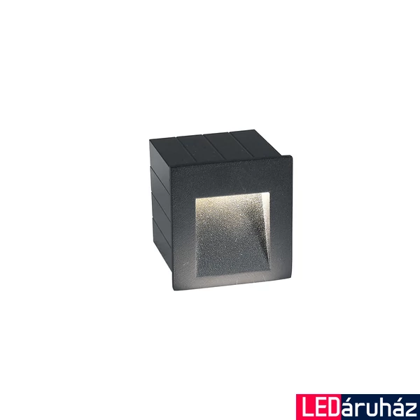 Nowodvorski STEP kültéri beépíthető lámpa, szürke, Beépített LED, 1x3W, 310 lm, TL-6907