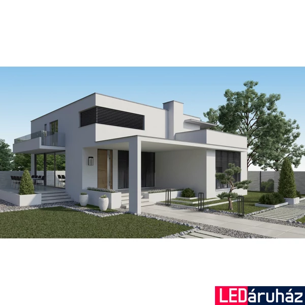 Nowodvorski STRUCTURE kültéri állólámpa, fekete, Beépített LED, 1x13W, 820 lm, TL-8145