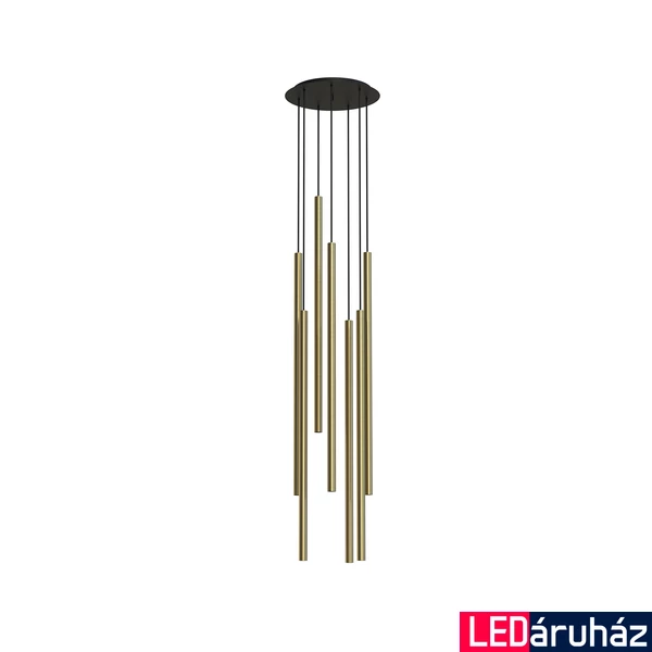 Nowodvorski LASER több ágú függeszték, réz, G9 foglalattal, 7x10W, TL-7668