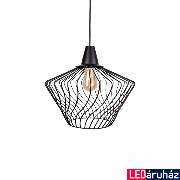 Nowodvorski WAVE 1 ágú függeszték, fekete, E27 foglalattal, 1x42W, TL-8858