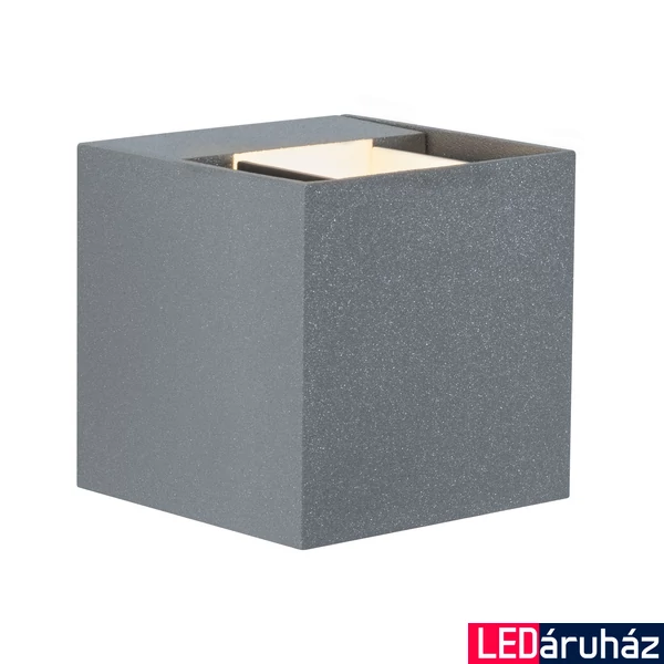 Paulmann 18000 Cybo kültéri fali lámpa, lefelé és felfelé világít, szürke, 2700K melegfehér, beépített LED, 355 lm, IP65