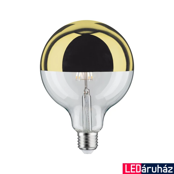 Paulmann 28678 Design fényforrás, tükör hatású, arany, arany, 2700K melegfehér, E27 foglalat, 600 lm