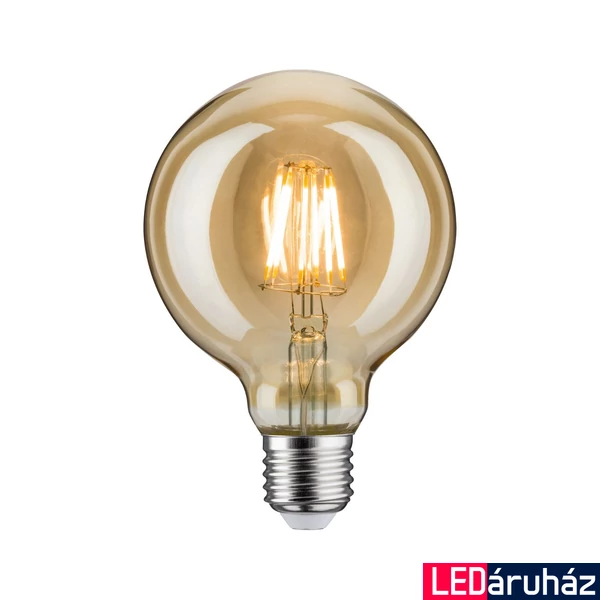 Paulmann 28716 Vintage fényforrás, arany, üveg, 2500K melegfehér, E27 foglalat, 680lm