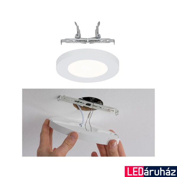 Paulmann 3725 Cover-it Panel LED panel, kerek, beépíthető, fehér, 3000K melegfehér, beépített LED, 700 lm
