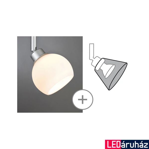 Paulmann 60055 URail DecoSystems Wolbi bura GU10 foglalathoz, fehér