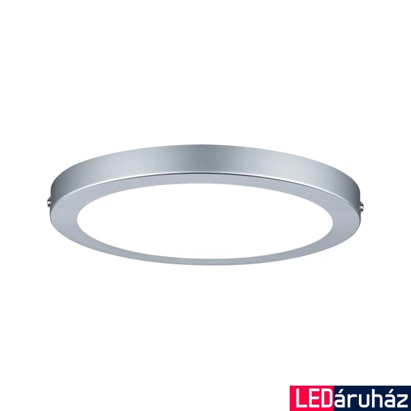 Paulmann 70864 Atria LED panel, kerek, fényerőszabályozható, króm, 2700K melegfehér, beépített LED, 1500 lm, IP20