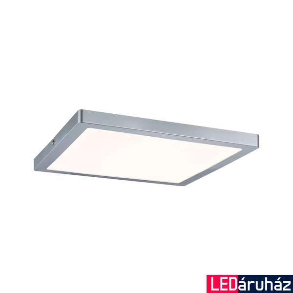 Paulmann 70867 Atria LED panel, négyzet, fényerőszabályozható, króm, 2700K melegfehér, beépített LED, 1800 lm, IP20