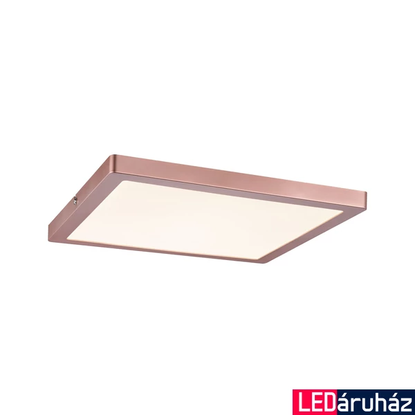 Paulmann 70873 Atria LED panel, négyzet, fényerőszabályozható, rosegold, 2700K melegfehér, beépített LED, 1800 lm, IP20