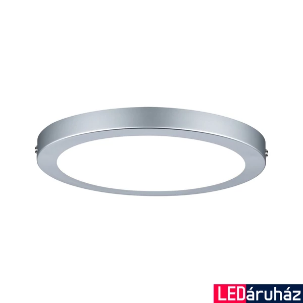 Paulmann 70933 Atria LED panel, kerek, króm, 4000K természetes fehér, beépített LED, 1500 lm, IP20