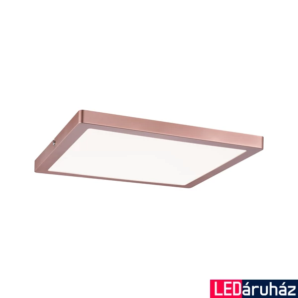 Paulmann 70941 Atria LED panel, négyzet, rosegold, 4000K természetes fehér, beépített LED, 1800 lm, IP20